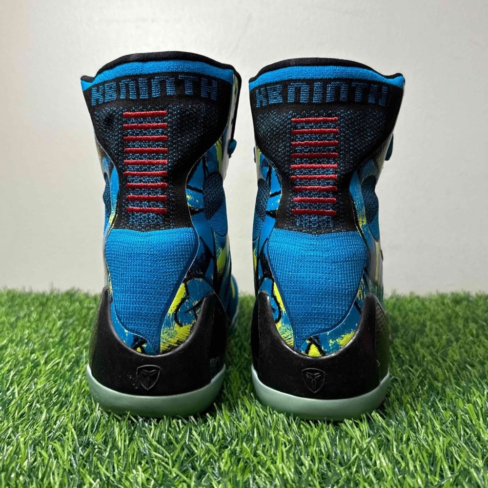 Nike Kobe 9 IX Elite High Perspective Blue Yellow Black - Picture 5 of 13